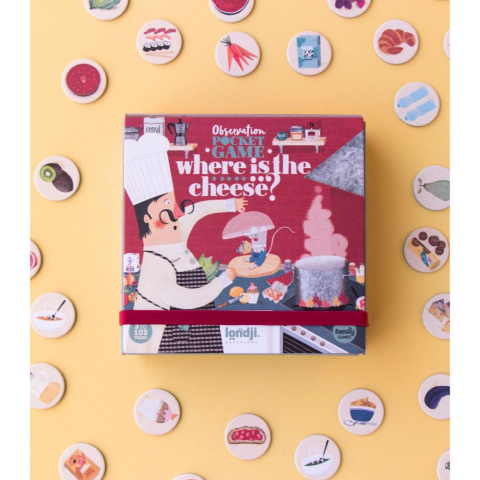 Londji Pocket Game Where is the Cheese? / Cep Oyunu Peynir Nerede?