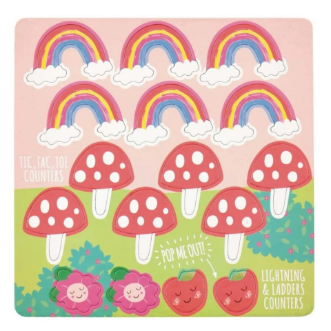 Floss & Rock Mıknatıslı Kutu Oyunları – 4’ü 1 arada /Rainbow Fairy