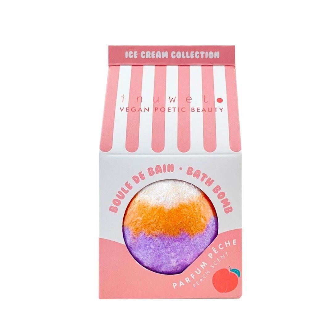 Inuwet Icecream Şeftali Banyo Bombası