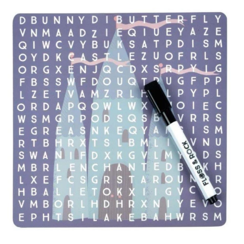 Floss & Rock Mıknatıslı Kutu Oyunları – 4’ü 1 arada /Enchanted