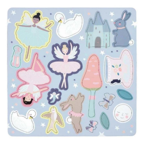 Floss & Rock Mıknatıslı Kutu Oyunları – 4’ü 1 arada /Enchanted