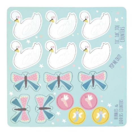 Floss & Rock Mıknatıslı Kutu Oyunları – 4’ü 1 arada /Enchanted