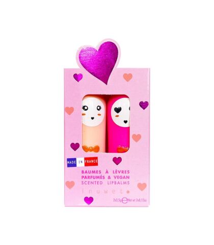 Inuwet Carla 2li Dudak Balmı Seti - Vanilya-Hindistan Cevizi ve Kiraz Aromalı