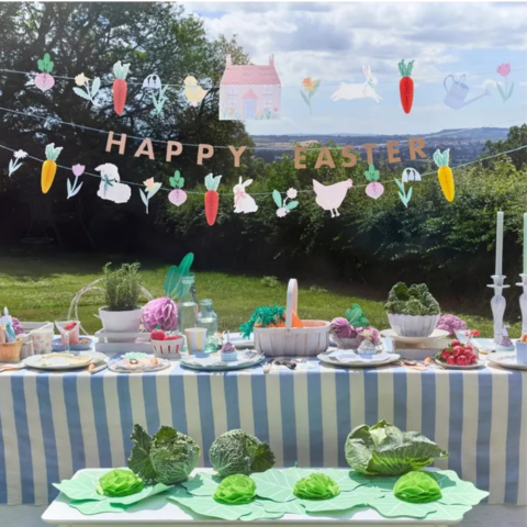 Meri Meri - Paskalya Sebze Bahçesi Asılan Süs Seti