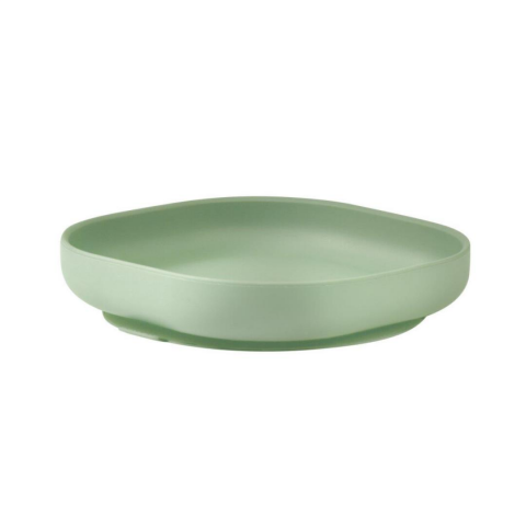 Beaba - Vakumlu Silikon Tabak, Sage Green