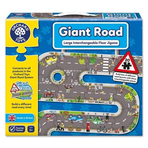 Orchard Toys Giant Road Puzzle - Dev Yol Yapbozu 3+ Yaş