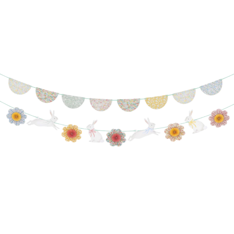 Meri Meri X Liberty - Tavşan Asılan Süs Seti