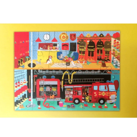 Crocodile Creek Puzzle - 24 Parça - İtfaiye