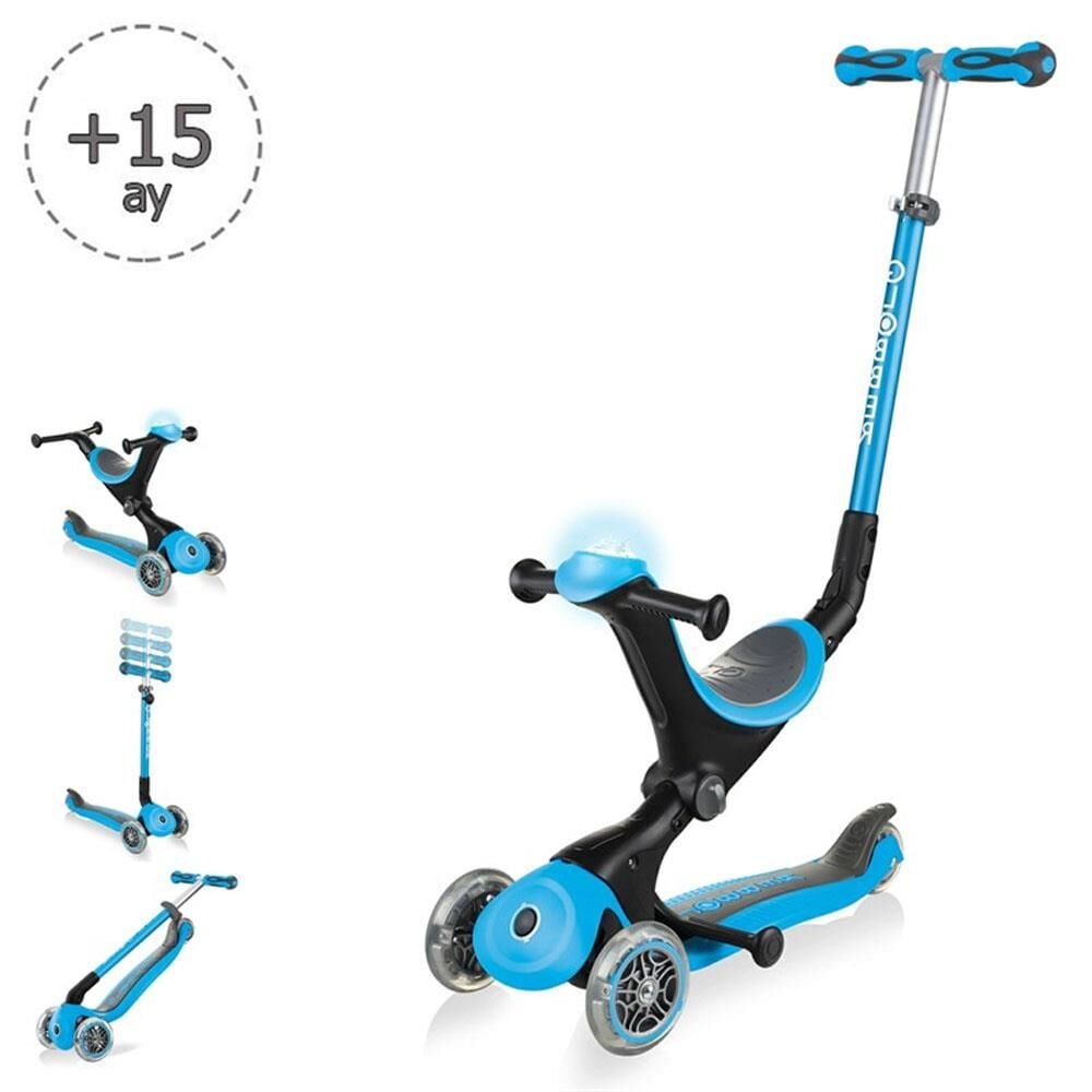 Globber Go Up Deluxe Play  Scooter-Mavi