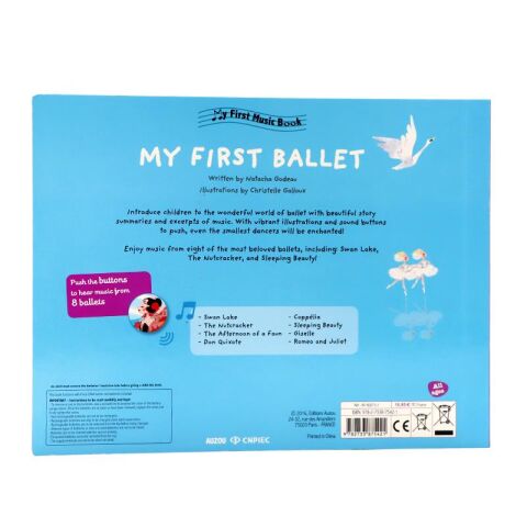 My First Music Book: My First Ballet - Auzou Publishing