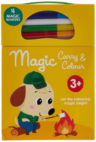 Magic Carry & Colour: 3+ Yellow Cover Dog - Yoyo Books