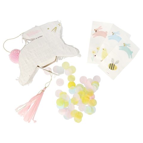 Meri Meri - Bunny Pinata Favours - Tavşan Mini Pinyata Favor - 3'lü