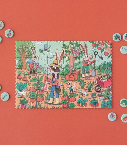 Londji Tiny 24 Parça Puzzle - Garden
