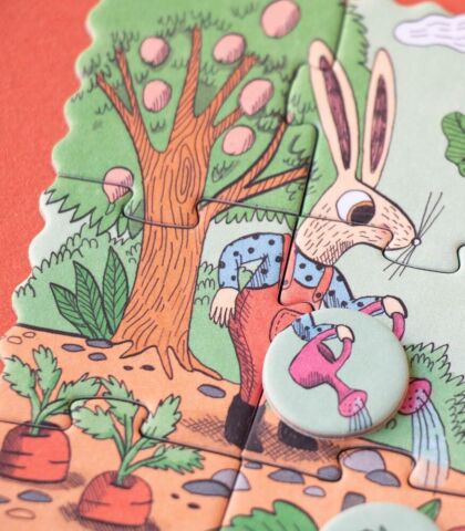 Londji Tiny 24 Parça Puzzle - Garden