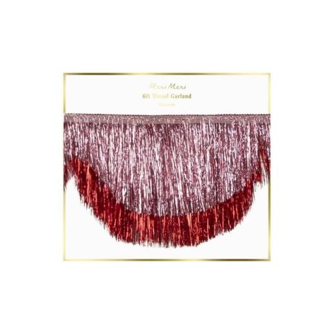 Meri Meri - Pembe Simli Dalgalı Asılan Süs