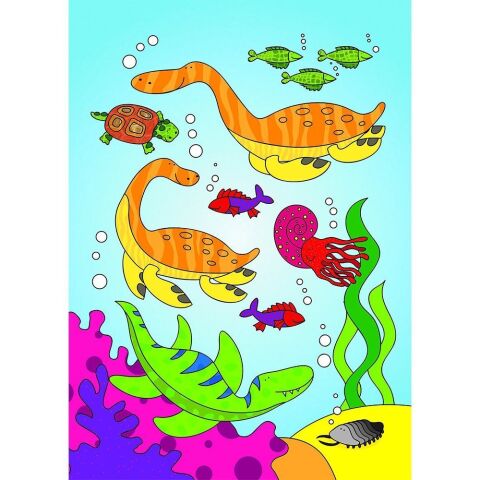 Galt Sihirli Boyama Kitabı - Water Magic Dinosaurs