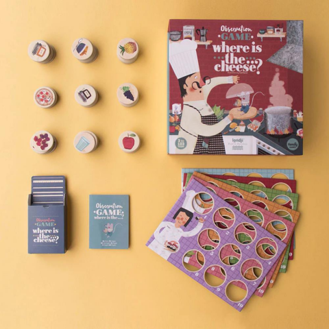 Londji Game Kutu Oyun Where is the Cheese / Kutu Oyunu Peynir Nerede?