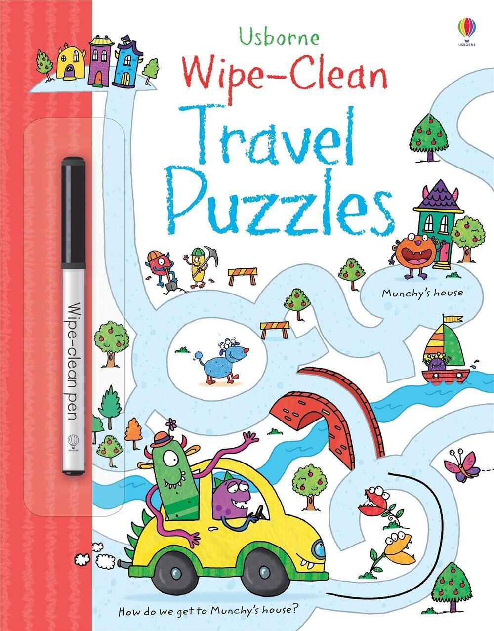 Wipe-Clean: Travel Puzzles - Usborne Publishing