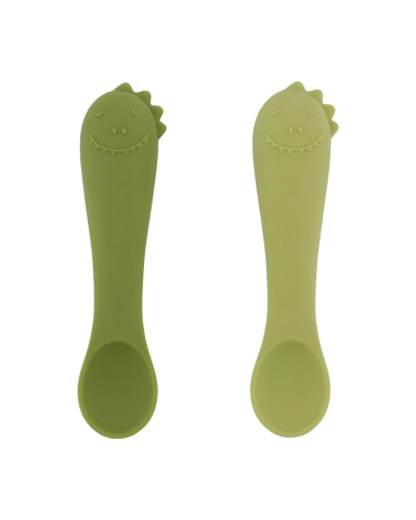Trixie Mr. Dino - 2li Silikon Yemek Kaşığı Seti