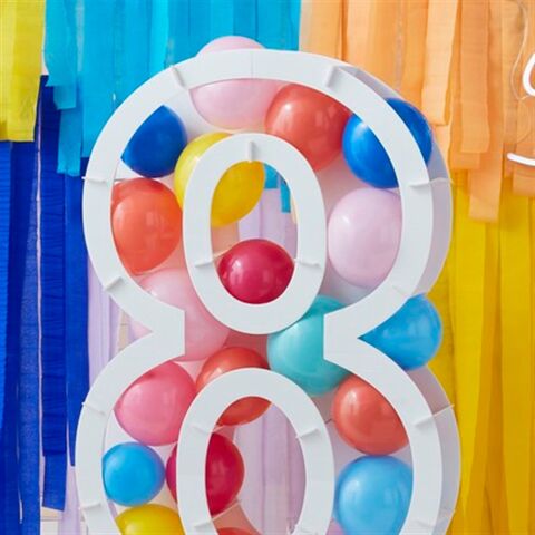 Ginger Ray - Balon Standı - 8 Rakamı