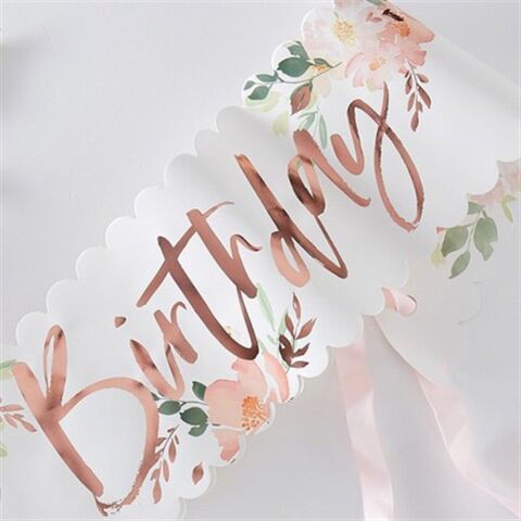 Ginger Ray - It's My Birthday - Çiçekli Kuşak