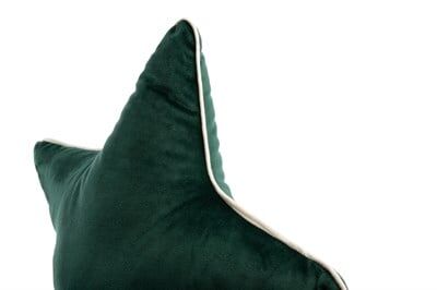 Aristote Kadife Yıldız  Yastık - Jungle Green