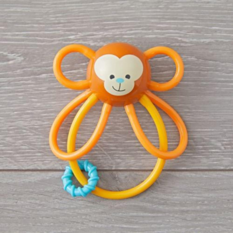 Manhattan Toy Zoo Winkels Diş Kaşıyıcı - Maymun / Zoo Winkels Monkey