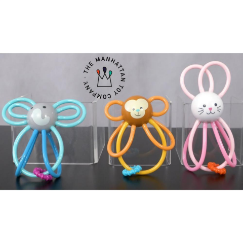 Manhattan Toy Zoo Winkels Diş Kaşıyıcı - Maymun / Zoo Winkels Monkey