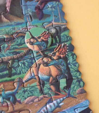 Londji Tiny 50 Parça Puzzle - Dinosaurs