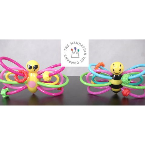 Manhattan Toy Zoo Winkels Diş Kaşıyıcı - Arı / Zoo Winkels Bee