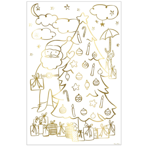 Meri Meri - Christmas Colouring Posters - Yeni Yıl Boyama Posterleri - 2'Li