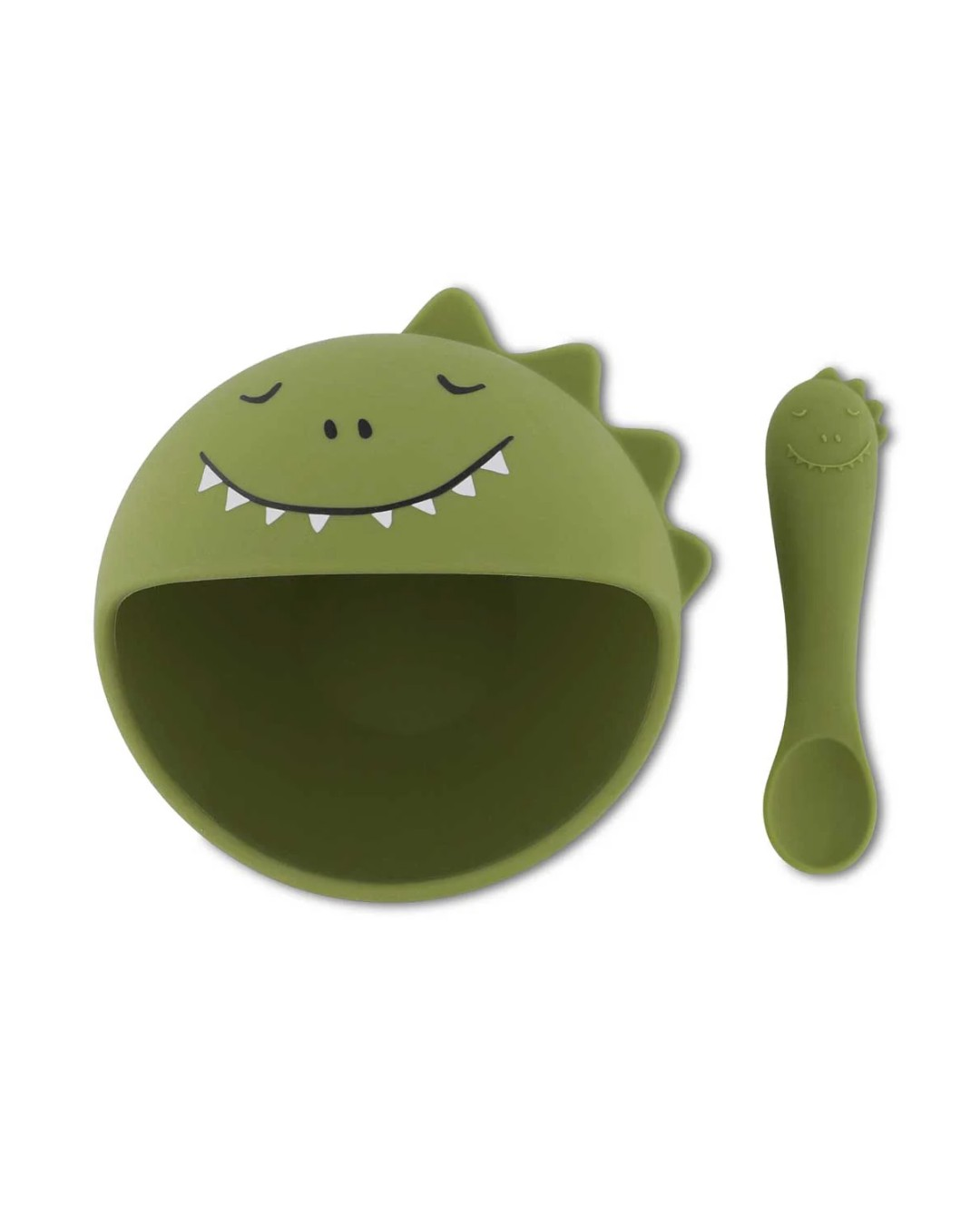 Trixie Mr. Dino - Silikon Bebek Yemek Seti