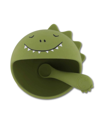 Trixie Mr. Dino - Silikon Bebek Yemek Seti