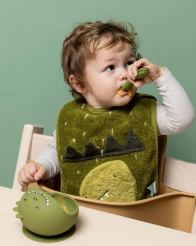 Trixie Mr. Dino - Silikon Bebek Yemek Seti