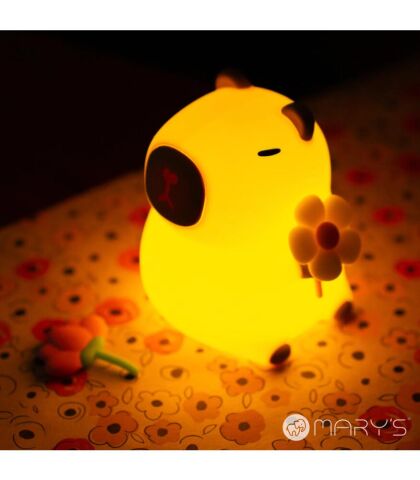 Mary's Capybara Florist Led Gece Lambası
