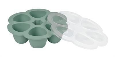 Beaba - Silikon 6lı Sıcak & Soğuk Saklama Kabı Sage Green