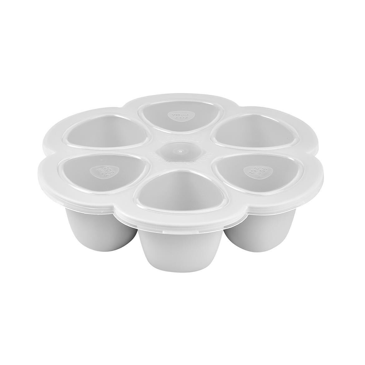 Beaba - Silikon 6lı Sıcak & Soğuk Saklama Kabı Light Mist 6x150ml