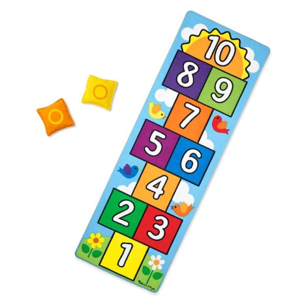 Melissa&Doug Oyun Halı Seti - Sek Sek / Hop & Count Hopscotch Rug
