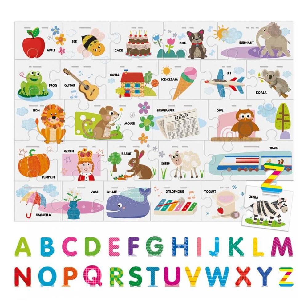 Headu Montessori Alphabet Puzzle 3D / 3 Boyutlu Alfabe Yapbozu