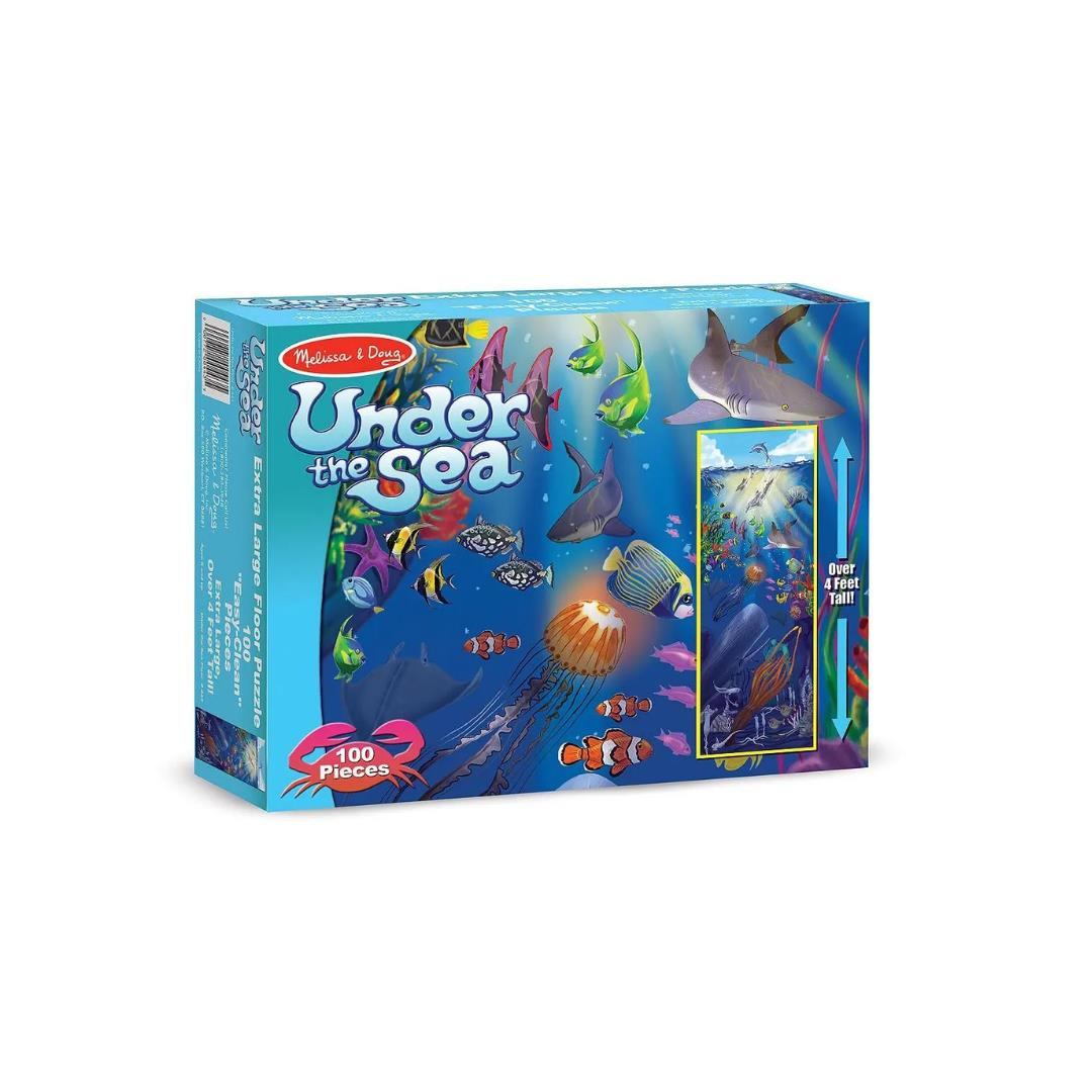 Melissa&Doug Dev Yer Yapbozu Deniz Altında 100 Parça Puzzle