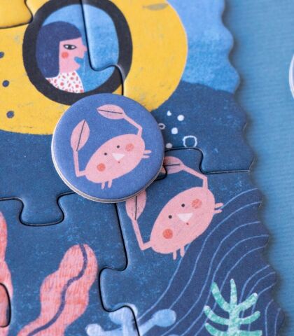Londji Tiny 36 Parça Puzzle - Ocean