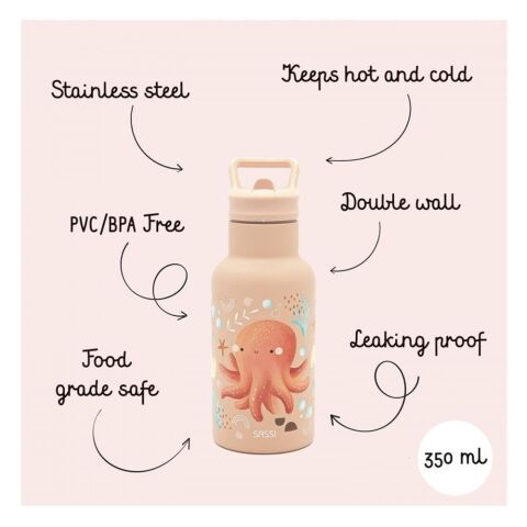 Sassi - Çelik Termos - Pratik Ahtopot