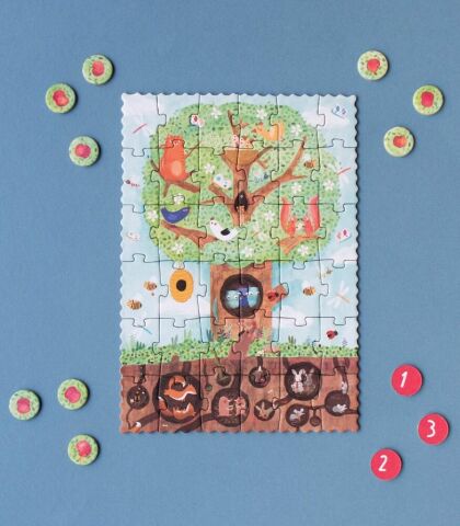 Londji Tiny 36 Parça Puzzle - Pommier