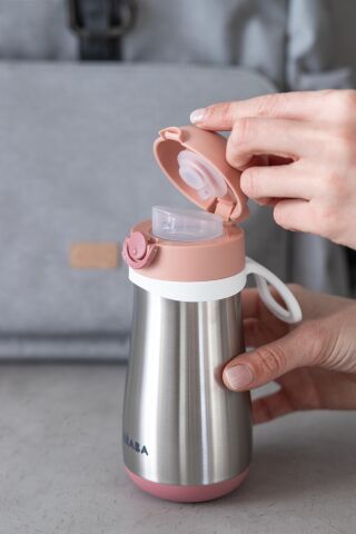Beaba Paslanmaz Çelik Termos Suluk, 350 ml
