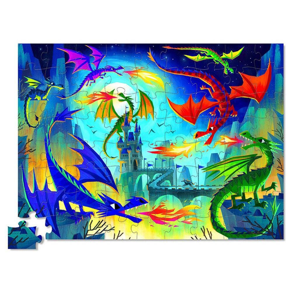 Crocodile Creek Puzzle Ejderha Macerası 72 Parçalı Yapboz
