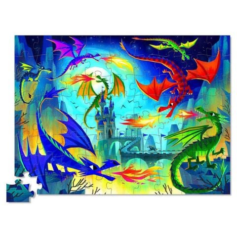 Crocodile Creek Puzzle Ejderha Macerası 72 Parçalı Yapboz