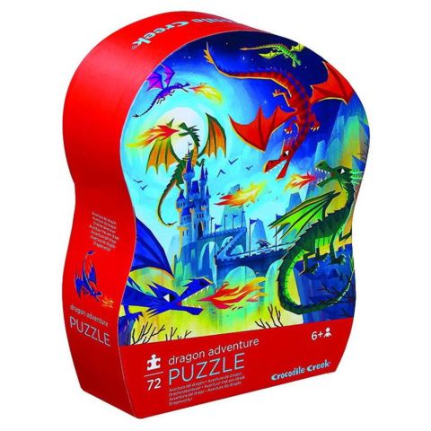Crocodile Creek Puzzle Ejderha Macerası 72 Parçalı Yapboz