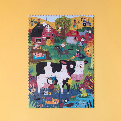 Londji Pocket Puzzle My Little Farm / Küçük Çiftliğim (24 Parça)