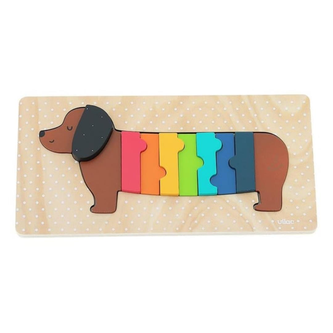 Vilac - Dog wooden puzzle - Ahşap Köpek Puzzle - Andy Westface