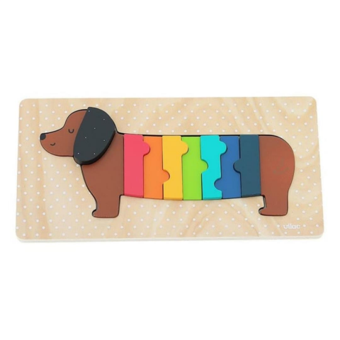 Vilac - Dog wooden puzzle - Ahşap Köpek Puzzle - Andy Westface